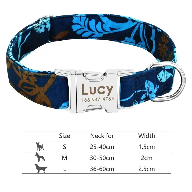 Personalized Reflective Dog Collar