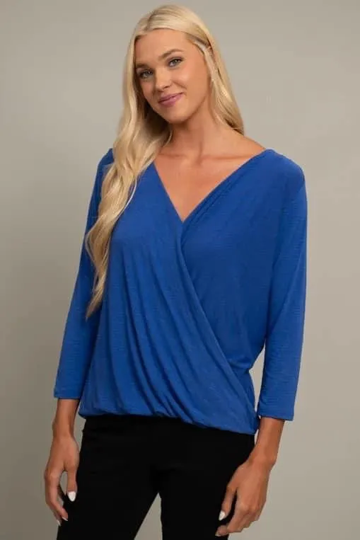Slub Wrap Top